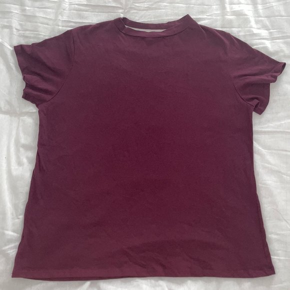 American Rebel Maroon Lace-Up Graphic Tee - Picture 3 of 3